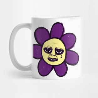 Concrete Flower Mug